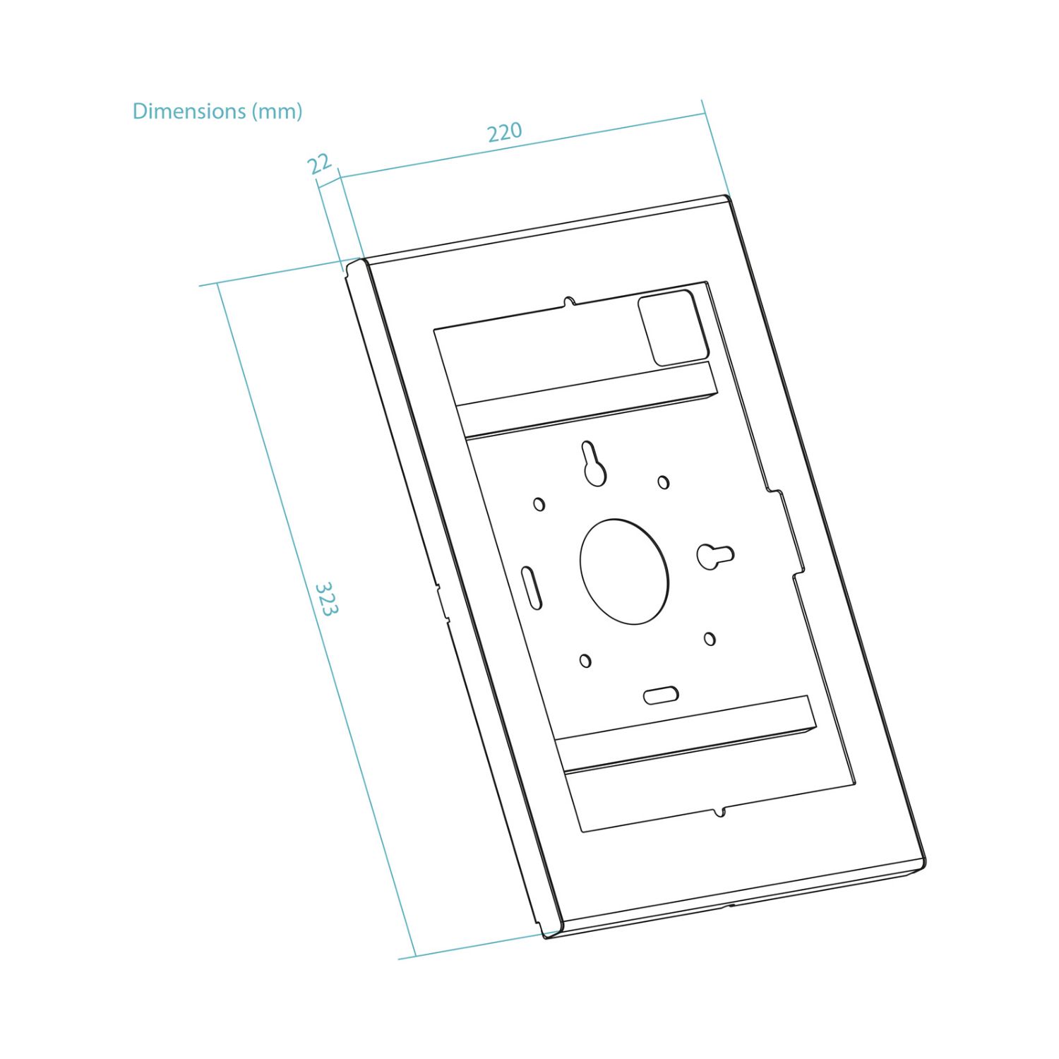 TQATTE2601-M-B - Marco Antirrobo TooQ para Tablet 12.4