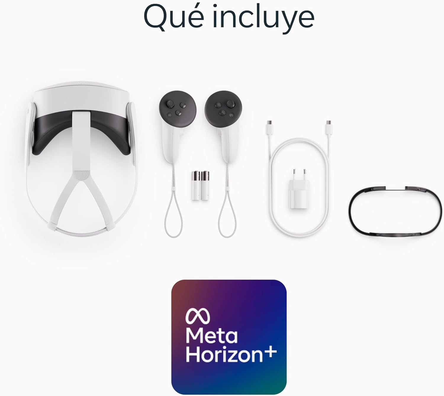 SK-1000206-01 - Gafas Realidad Virtual META Quest 3S 128Gb Pantalla LCD, Auriculares y micr�fono integrados, 2 controladores con posicionamiento absoluto, compatible con PC v�a Link o Air Link, Blanco (SK-1000206-01)
