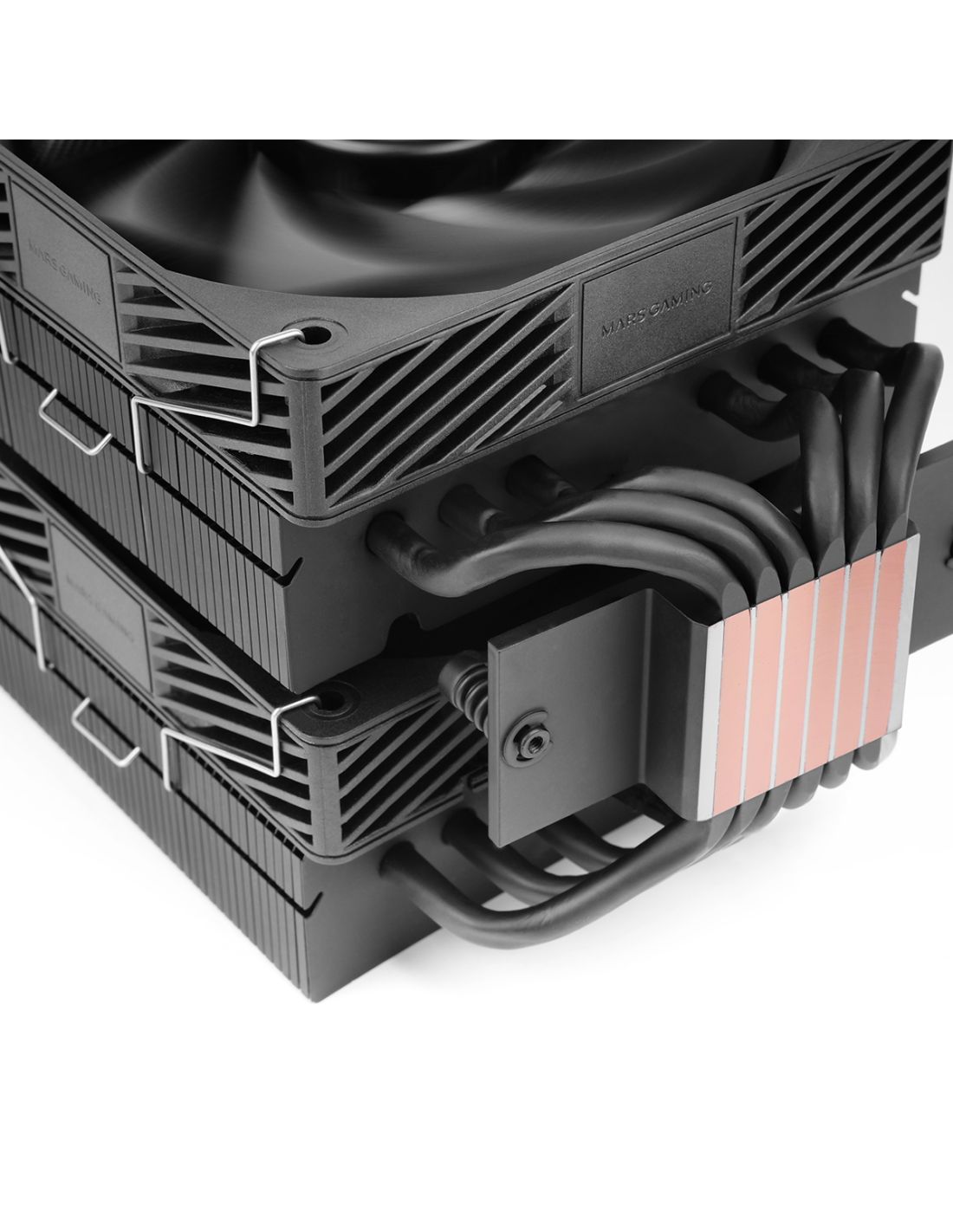 MCPUX26PRO - Ventilador CPU Mars Gaming 350w 2x120mm Negro (MCPUX26PRO)