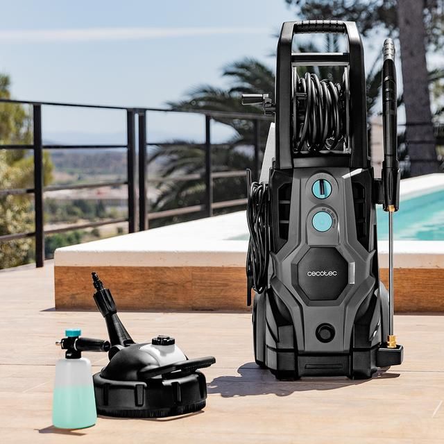 08140 - Hidrolimpiadora Cecotec HydroBoost 3200 TotalClean, con motor brushless. Especial para el hogar, el jard�n o el coche. Potente, eficaz y f�cil de transportar. M�xima potencia de 3200W. (08140)