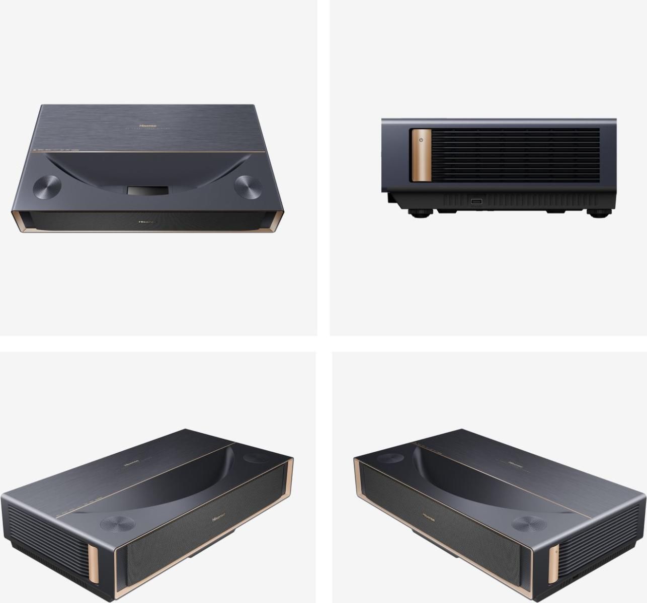 PT1 - Proyector Hisense L�ser Tricroma 16:9 4K UHD 3D 2500L Ultracorto 1xUSB 2.0 3xHDMI 2.0/2.1 WiFi Bluetooth Ethernet Smart TV VIDAA U7 Gris (PT1)