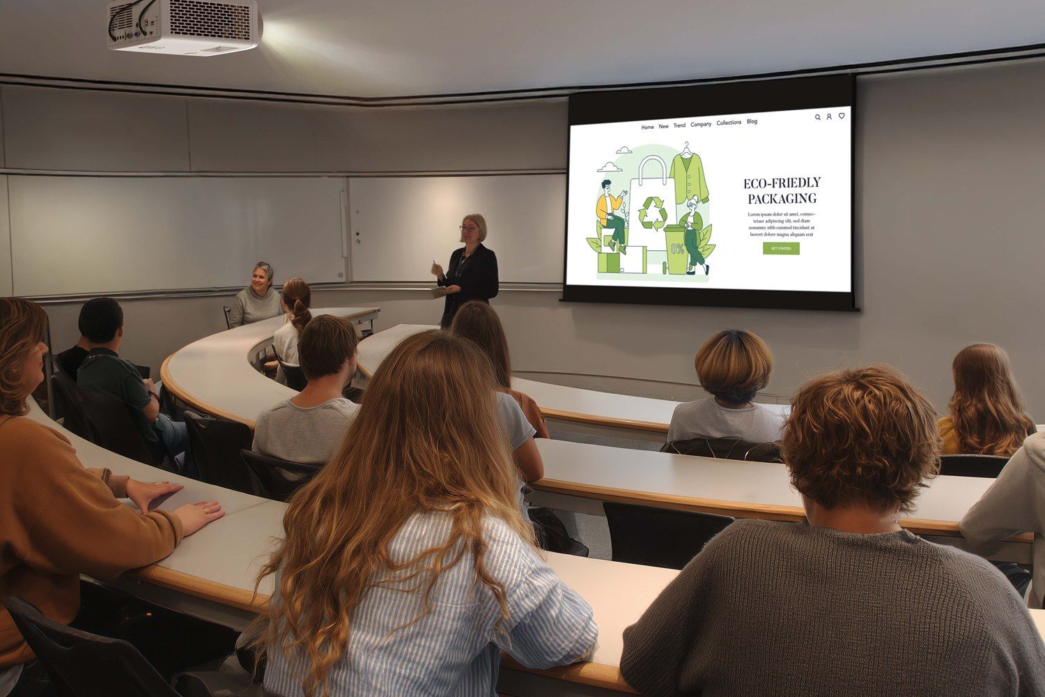 E3P7PK1E117 - Proyector Optoma ZH401e FHD 4600L (E3P7PK1E117)