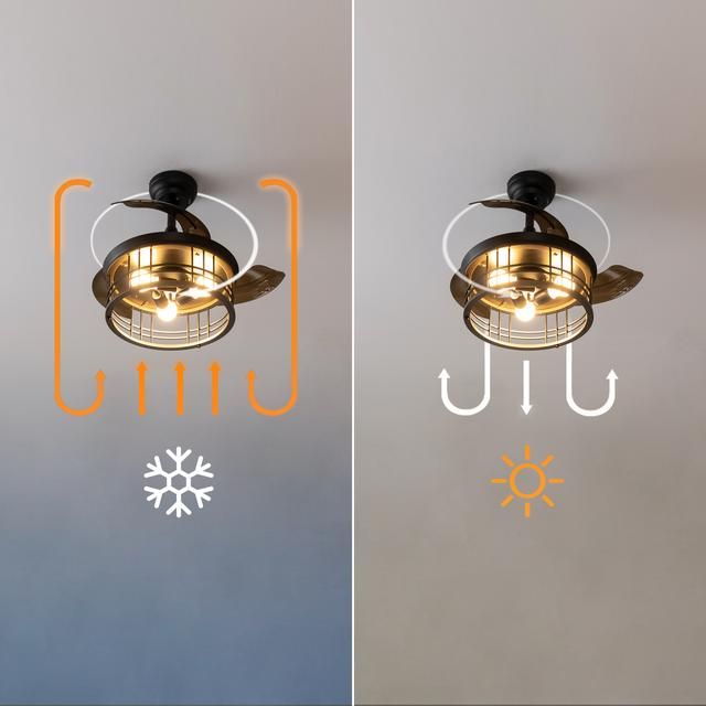 08626 - Ventilador de Techo Cecotec EnergySilence Aero 3600 Invisible Metalic Style, motor DC , con una potencia de 25W y l�mpara integrada , con 3 aspas retr�ctiles , 36 pulgadas , control remoto, 3 velocidades, temporizador y modo winter/summer. (08626)