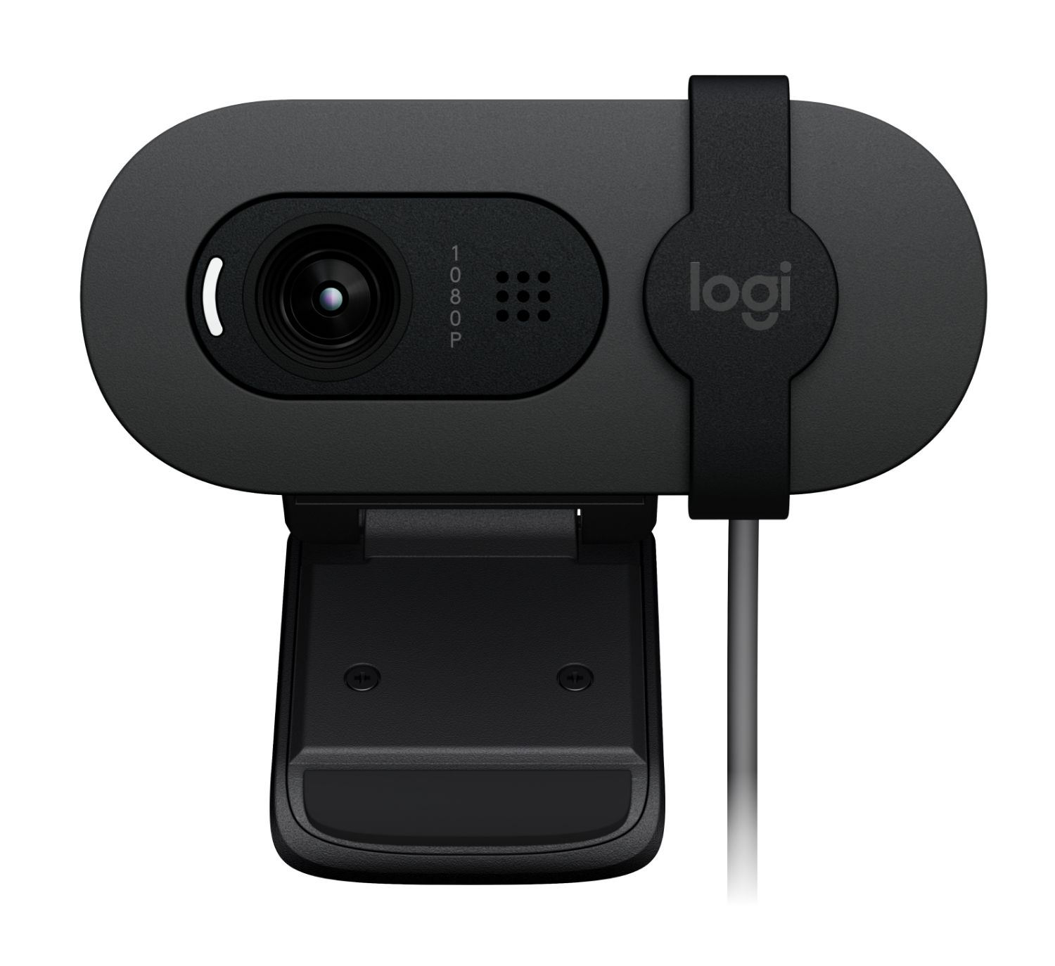 LOG-WEBCAM BRIO 100 BK - WebCam Logitech Brio 100 2mp FHD Micr�fono Integrado USB Clip/Soporte Cable 1.5m Grafito (960-001585)