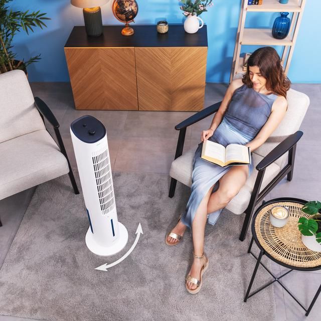 08223 - Climatizador Cecotec EnergySilence 2000 SkyCool evaporativo de torre de 60W, 3L y 3 velocidades con oscilaci�n. (08223)