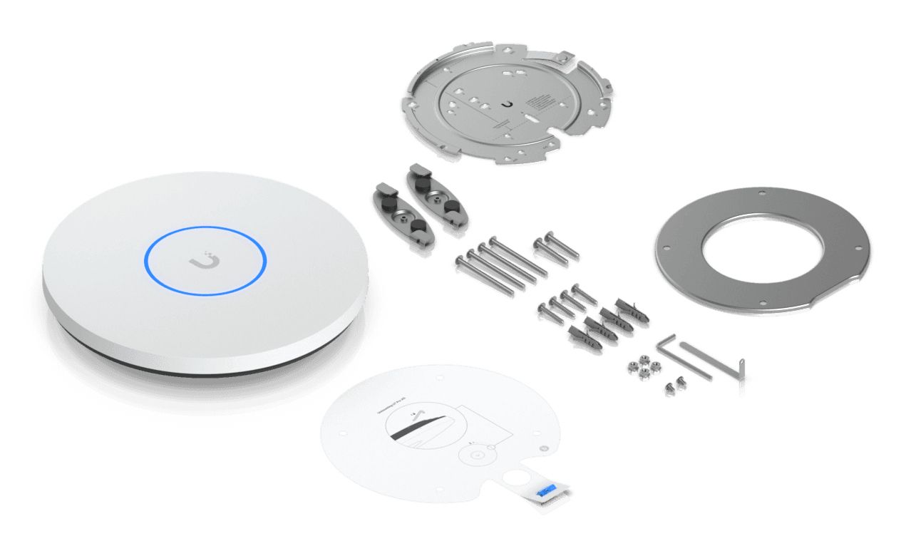 U7-PRO-XG - Punto de Acceso Ubiquiti 1xRJ45 WiFi 7 Tri-Band Ethernet 1/2.5/5/10 GbE PoE+ Antena Interna 6 dBi Techo/Pared Blanco (U7-PRO-XG)