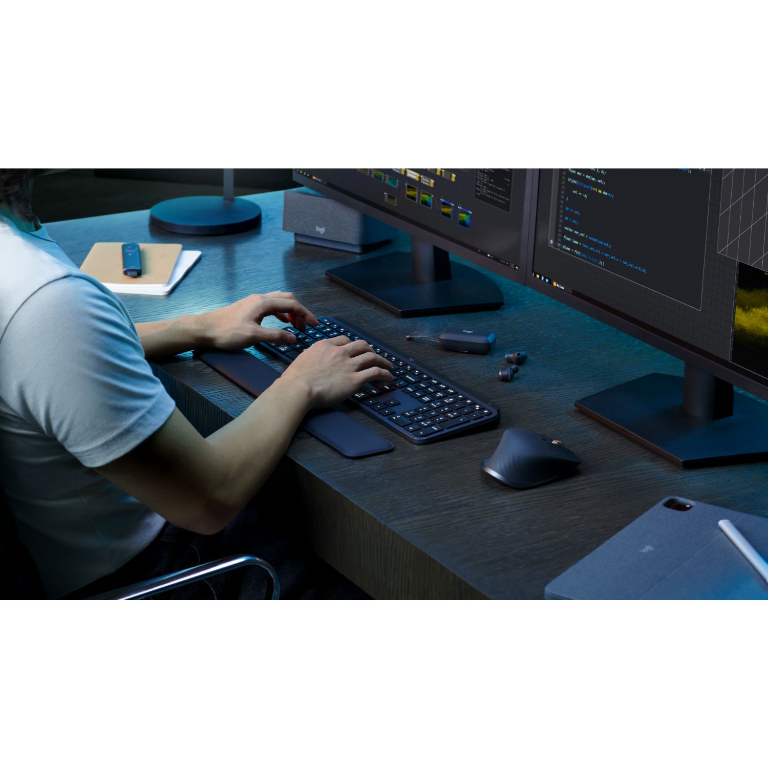 LOG-TEC MX KEYS S BK - Teclado Logitech MX Keys S Diestro LED QWERTY Bluetooth Negro (920-011577)