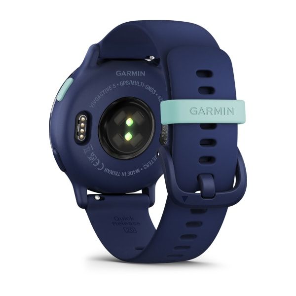 010-02862-12 - Smartwatch Garmin Vivoactive 5 AMOLED Digital T�ctil Color 1.2? 42mm 4Gb Multideporte NFC WiFi Bluetooth GPS ANT+ Cuerpo Azul Correa Silicona Azul (010-02862-12)