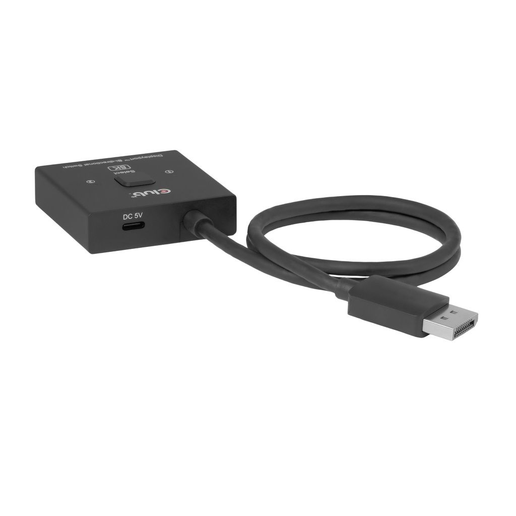 CSV-1009 - Switch Club 3D 2xDisplayPort 8K Ultra HD/60Hz Bidireccional Negro (CSV-1009)