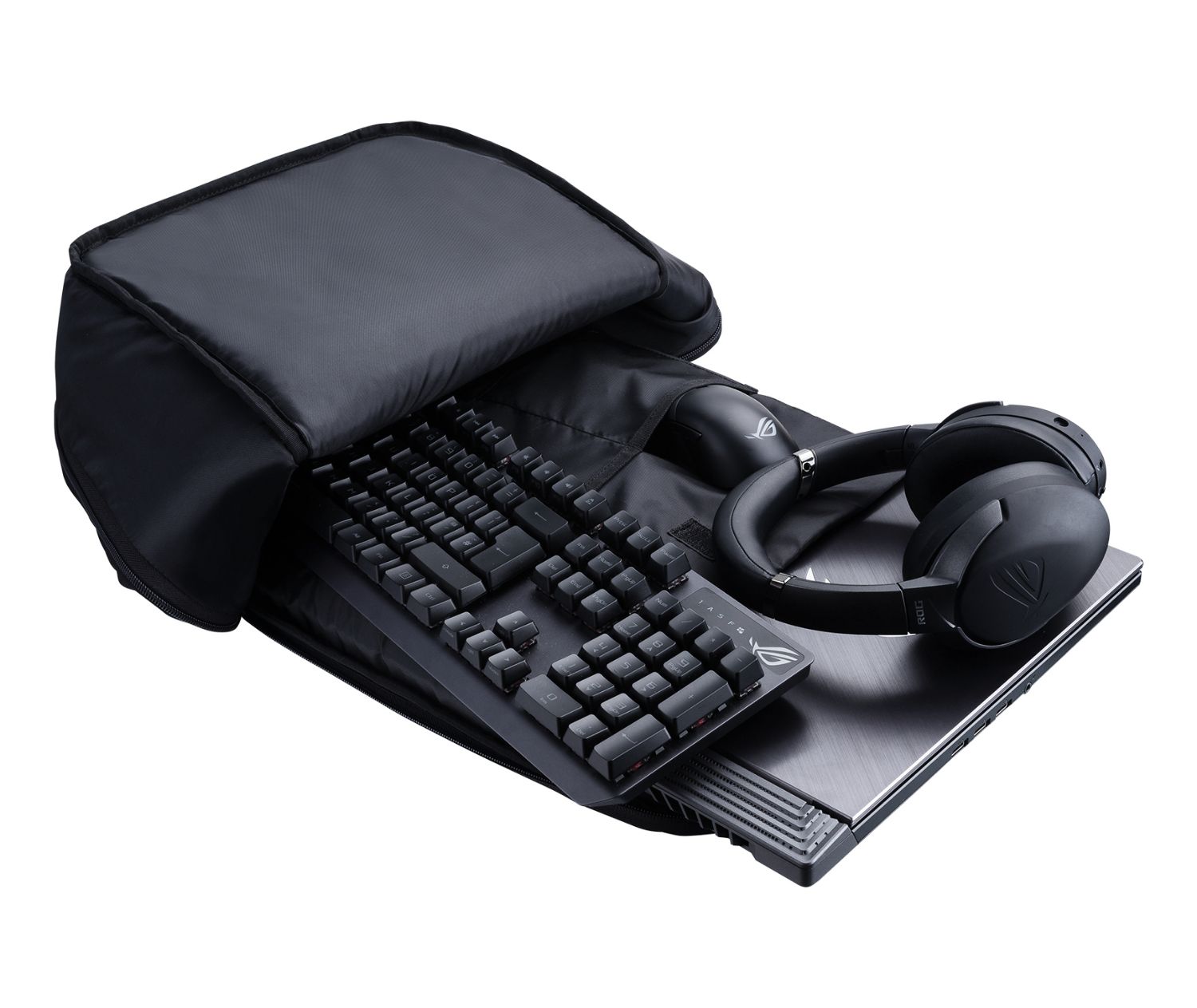 90XB04ZN-BBP030 - Mochila Asus ROG Holographic Edition BP1501G, para port�tiles hasta 17