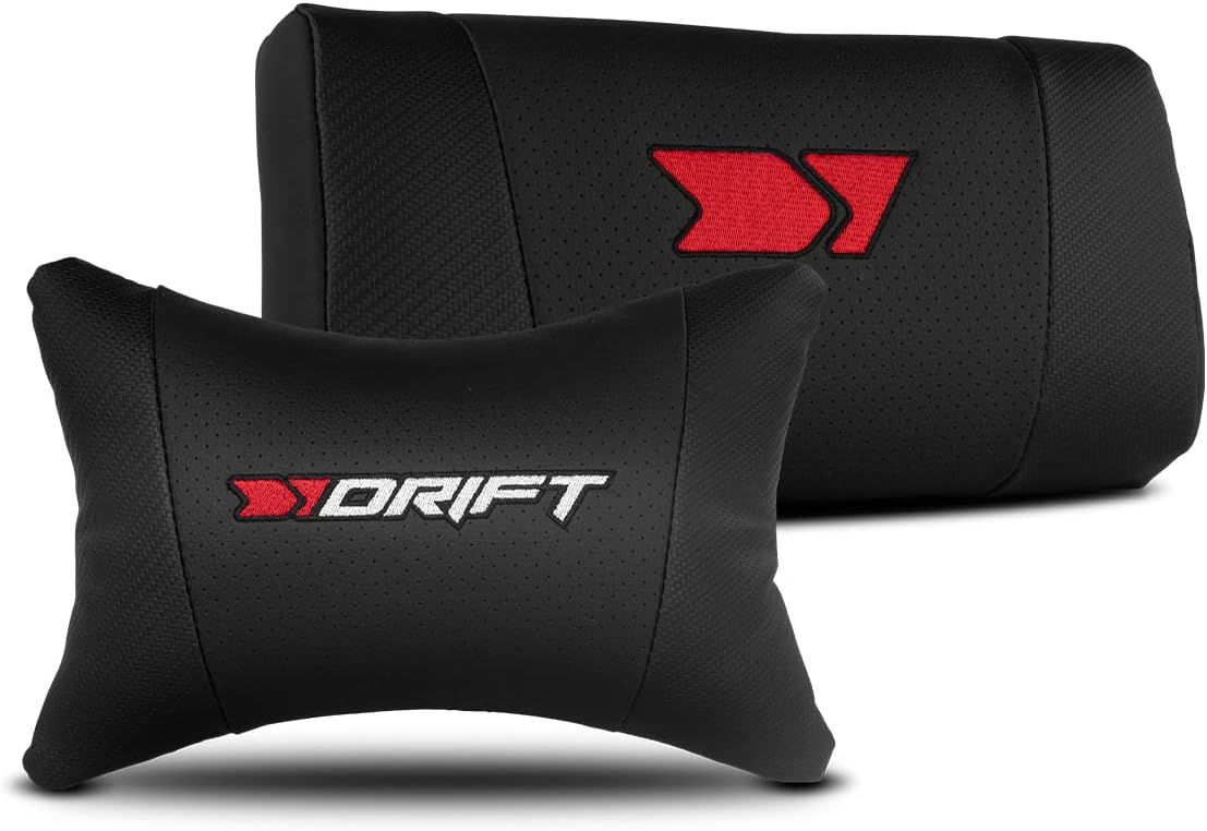 DR600BR - Silla Drift Gaming Deluxe XL. Soportar hasta 150 kilos. Uso continuado para jugar o trabajar. Reclinable hasta los 135�. Ruedas silenciosNegra/Roja(DR600BR)