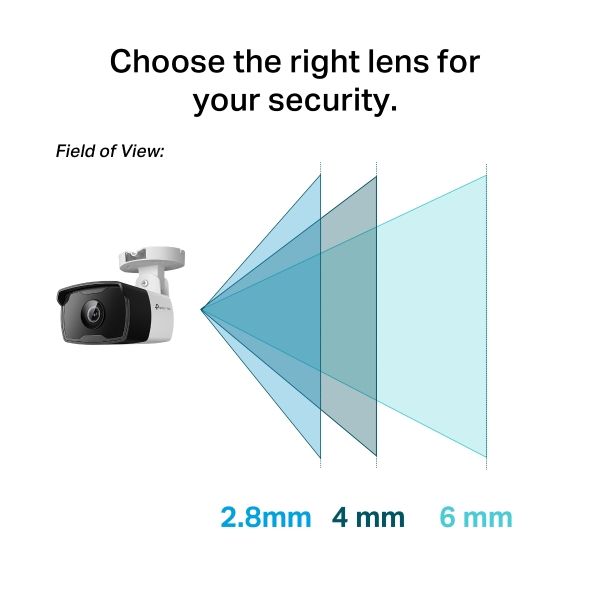 VIGI C330I(6MM) - C�mara IP Tp-Link 3MP. Bullet 3mp Sensor CMOS 117.9� Ethernet PoE IP67 Visi�n Nocturna Exterior Techo/Pared/Poste Negra/Blanca (VIGI C330I 6MM)
