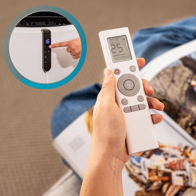 A01_EU01_123448 - A.C. Port�til Cecotec ForceClima 12600 Nux Heating, de 12000 BTU con bomba de calor y mando a distancia. (A01_EU01_123448)