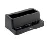 Foto de Docking TooQ SSD/HD USB-C PCIe SATA Negro (TQDS-502B)