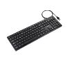 Foto de Teclado TooQ 105 Teclas USB 1.35m Negro (TQK-2003-B)