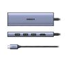 Foto de Hub Ugreen CM511 USB-C a 3xUSB-A/1xHDMI Plata (20956A)