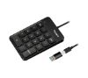 Foto de Teclado Numerico Targus Con Cable USB Plug&Play. Negro