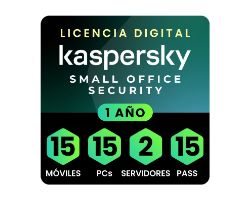 KL4541XDMFS - Kaspersky Small Office Security 15Dispositivos m�viles + 15Pcs + 2Servidor + 15Password Manager, 1 A�o. (KL4541XDMFS)