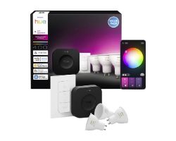 929003666513 - Philips Hue. Bombilla LED inteligente con iluminaci�n RGB+W regulable y controlable desde la app Philips Hue. Permite personalizar ambientes, ajustar brillo, colores y crear escenas de iluminaci�n.(929003666513)