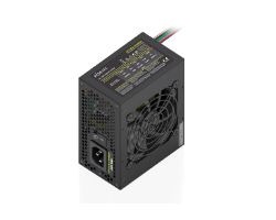 ASPC-500SFX-SEOBK - Fuente AISENS SFX 500W 8cm 20+4 pin ATX Negra (ASPC-500SFX-SEOBK)