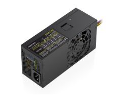 ASPC-500TFX-SEOBK - Fuente AISENS TFX 500W 8cm 20+4 pin ATX Negra (ASPC-500TFX-SEOBK)