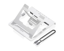 ASUC-7P045-GR - Soporte de Sobremesa AISENS Ajustable para Port�til/Tablet USB-C Docking 7en1 M�x. 3Kg Gris (ASUC-7P045-GR)