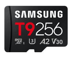 MB-MH256T/WW - Tarjeta Memoria Samsung Micro SDXC T19 256Gb UHS-I Class 3 (U3) V30 Lectura 200 Mb/s Escritura 130 Mb/s Negro (MB-MH256T/WW)