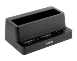 TQDS-502B - Docking Station TooQ SSD/HD USB-C PCIe SATA Negro (TQDS-502B)