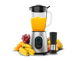 A01_EU01_115041 - Batidora de Vaso CECOTEC Power Black Titanium 2300MAX Inox 1.8L 2300W 27800rpm Cuchilla 8 Hojas de Titanio Negro 2 Velocidades Filtro para Licuados (A01_EU01_115041)
