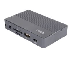 TQE-2242G - Docking Station TooQ SSD M.2 NVMe SATA PCIe 1xUSB-A 2.0 2xUSB-A 3.0 1xUSB-C PD 100W 1xHDMI 2.0 4K/60Hz 1xRJ45 Gris (TQE-2242G)