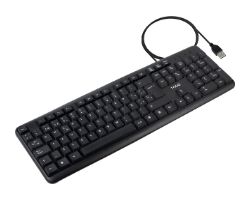 TQK-2002-B - Teclado TooQ 104 Teclas USB Cable 1.35m Negro (TQK-2002-B)