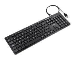 TQK-2003-B - Teclado TooQ 105 Teclas USB Cable 1.35m Negro (TQK-2003-B)