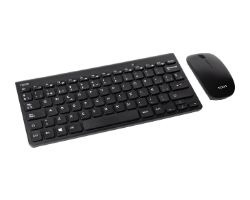TQKMW-3101-B - Kit Teclado + Rat�n TooQ 78 Teclas RF Wireless �ptico 1600dpi 4 Botones Negro (TQKMW-3101-B)