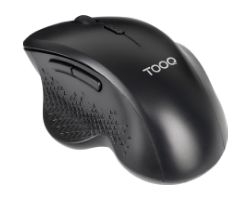 TQMWG-1105-B - Rat�n TooQ Ergon�mico Diestro �ptico RF Wireless 1600dpi 6 Botones Negro (TQMWG-1105-B)
