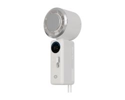 AERIVA03C - Mini Ventilador Port�til CONCEPTRONIC Pantalla Digital Placa Enfriadora Bater�a Recargable Blanco (AERIVA03C)