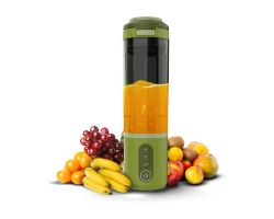 A01_EU01_123299 - Batidora de Vaso CECOTEC Power Titanium Shake2Go Olive 180W 600ml USB-C 3 Programas (A01_EU01_123299)