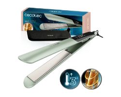 A01_EU01_122522 - Plancha de Pelo CECOTEC Lisse Keratin Essence Olive Funci�n HeatMax 130-230�C Revestimiento Cer�mico con Queratina/Aceite de Arg�n Bolsa de Viaje (A01_EU01_122522)