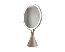 A01_EU01_122542 - Espejo de Maquillaje CECOTEC FaceCare Mirror Bater�a 1000mAh Recargable Accesorio Aumento 10x Luz LED Posici�n Ajustable Cable USB-C (A01_EU01_122542)