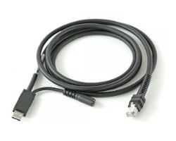 CBA-U42-S07PAR - Cable Zebra USB 2m para Lector MP6000 Negro (CBA-U42-S07PAR)