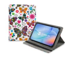 SUBCUT-4TC017 - Funda SUBBLIM Trendy Case Mariposas para Tablet 9.6