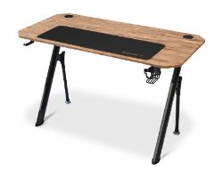 DRDZ175WD - Mesa Gaming Drift 120x75x60cm Alfombrilla XXL Soporte para Auriculares/Bebidas Madera (DRDZ175WD)