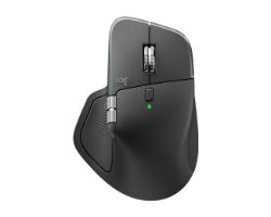 910-007617 - Rat�n Logitech MX Master 4 Ergon�mico Diestro Laser RF Wireless Bluetooth 8000dpi 8 Botones Grafito (910-007617)