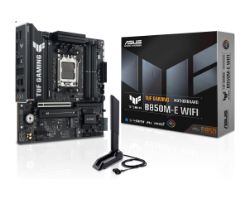 90MB1LS0-M0EAY0 - Placa base ASUS TUF GAMING B850M-E WIFI: (AM5) 4DDR5 M.2 SATA3 PCIe 4.0/5.0 USB DP HDMI RJ45 PS/2 mATX 7.1 WiFi 6E Bluetooth 5.3 Ethernet 2.5 GbE (90MB1LS0-M0EAY0)