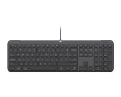 920-013329 - Teclado Logitech Signature Slim Wired K620 QWERTY 108 Teclas USB-C Cable 1.8m Grafito (920-013329)
