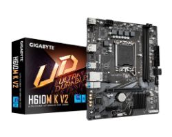 9MH61MK52-00-G10 - Placa base GIGABYTE M2 H610M K V2: (1700) 2DDR5 M.2 SATA3 PCIe 3.0 USB DP HDMI RJ45 mATX 7.1 Ethernet GbE (9MH61MK52-00-G10)