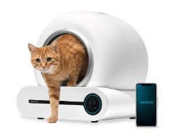 A01_EU01_136482 - Arenero Cecotec Pumba 8550 CleanKitty con autolimpieza, triple sistema de desodorizaci�n, control por wifi y pantalla, silencioso y seguro con sensor de infrarrojos. (A01_EU01_136482)