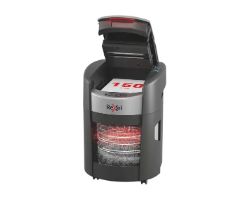 2025150xeu - Destructora REXEL ShredMax AutoFeed+ 150X Corte Cruzado Papel/Grapas/Tarjetas de Cr�dito/Clips P-4 15L 150 Hojas Negra (2025150XEU)