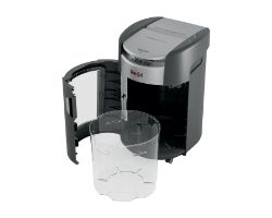 2025200xeu - Destructora REXEL Optimum AutoFeed+ 200X Corte Cruzado Grapas/Papel/Tarjetas de Cr�dito/Clips P-4 21L 200 Hojas Negra (2025200XEU)