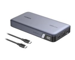 90597A - PowerBank Ugreen Nexode 145W 25000mAh 1xUSB-A 2xUSB-C Gris (90597A)