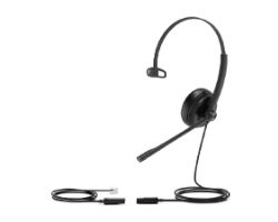 YHS34 MONO - Auricular + Micr�fono Yealink Supraural Monoaural Cable 0.9m Negro (YHS34 MONO)